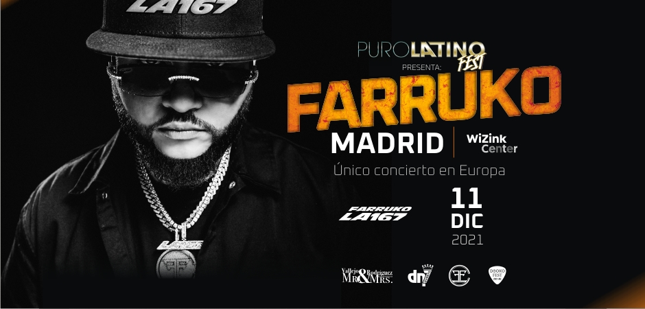 FARRUKO ÚNICO CONCIERTO EN EUROPA::MADRID, WIZINK CENTER ::11 DE DICIEMBRE